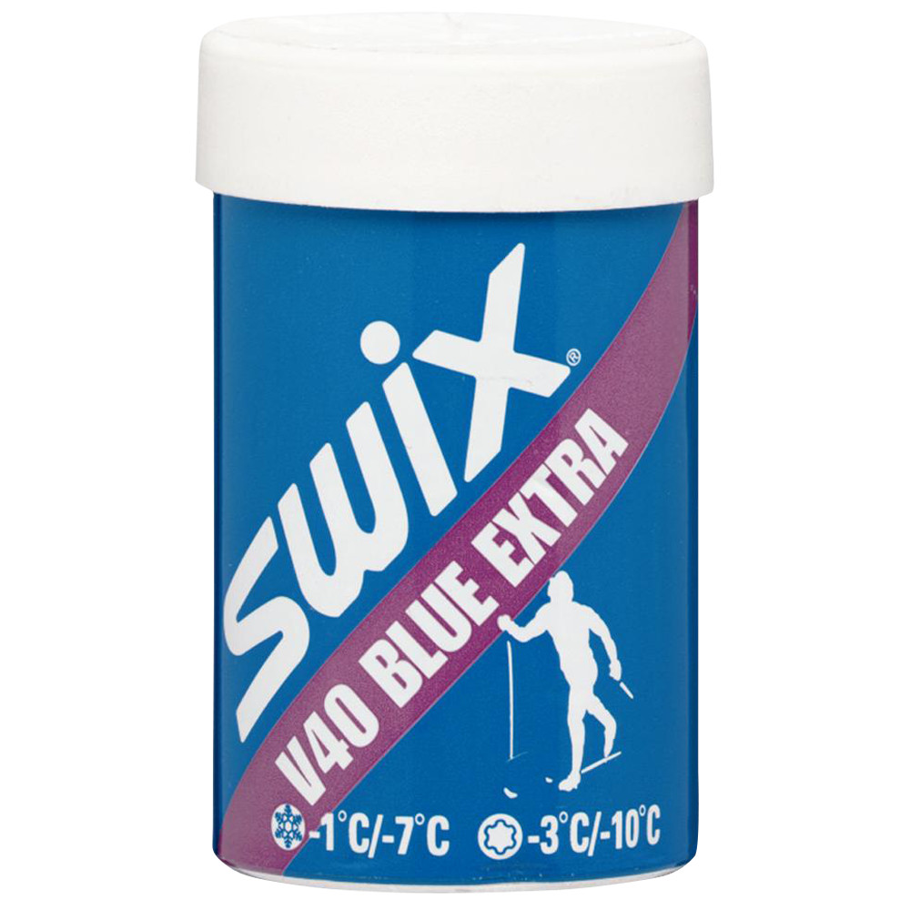 detail odrazový vosk Swix Modrý Extra V40