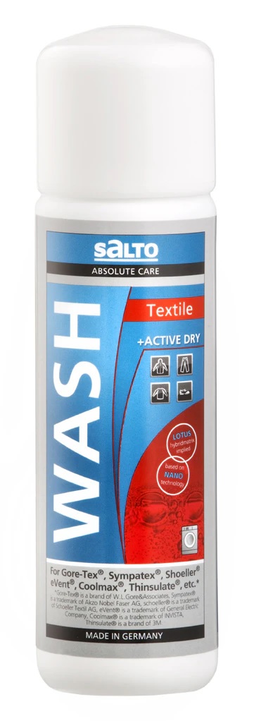 detail prací prostředek Salto Textil Wash 250ml
