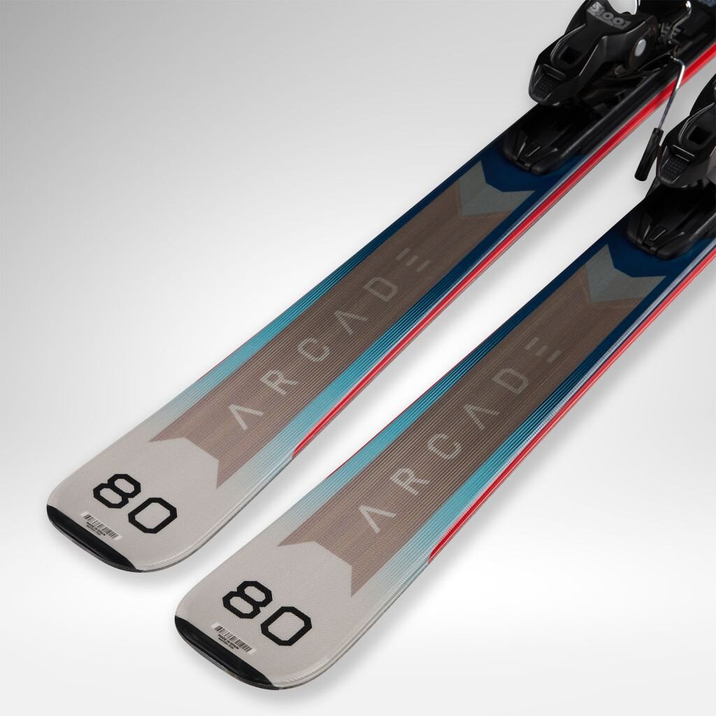 detail sjezdové lyže Rossignol Arcade 80 + Xpress 10 GW