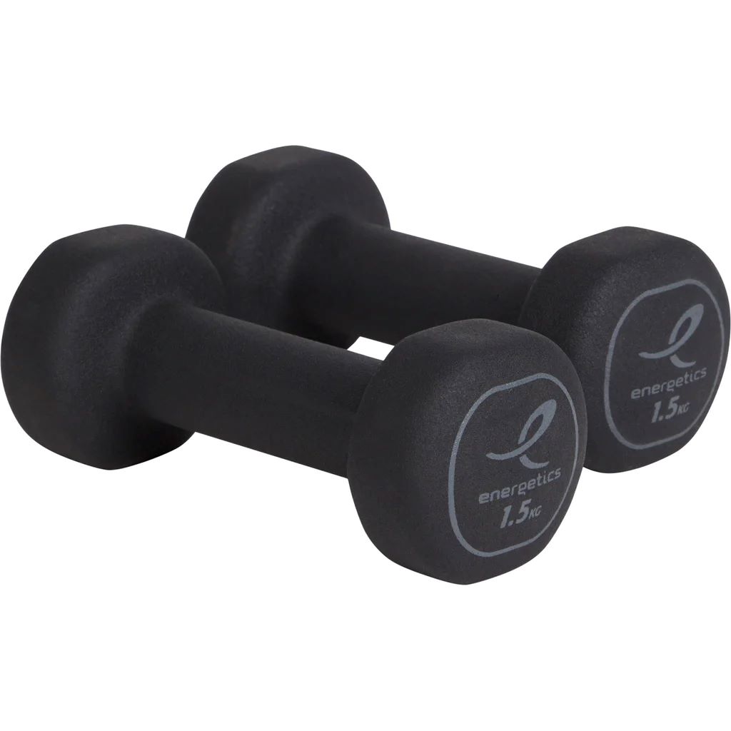 detail činky Energetics Neopren 2x1,5kg