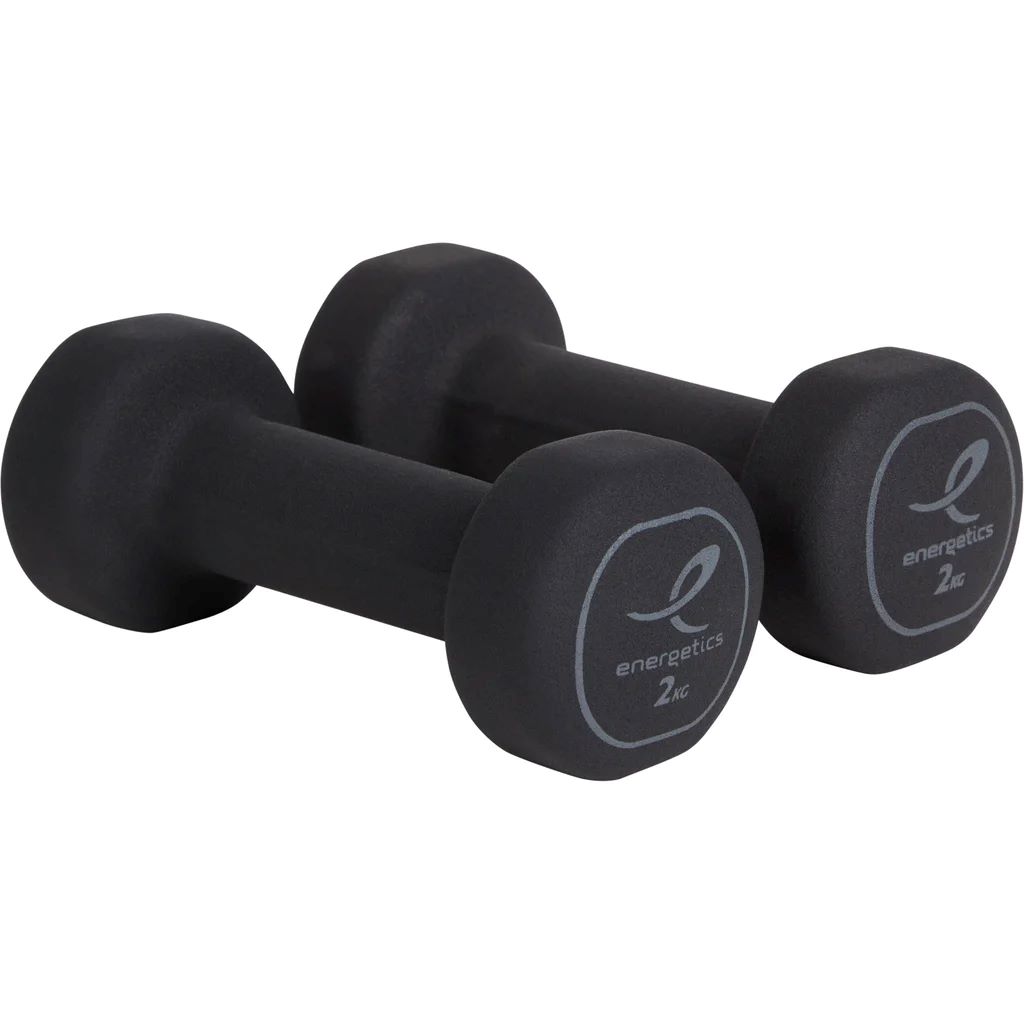 detail činky Energetics neoprene 2kgx2