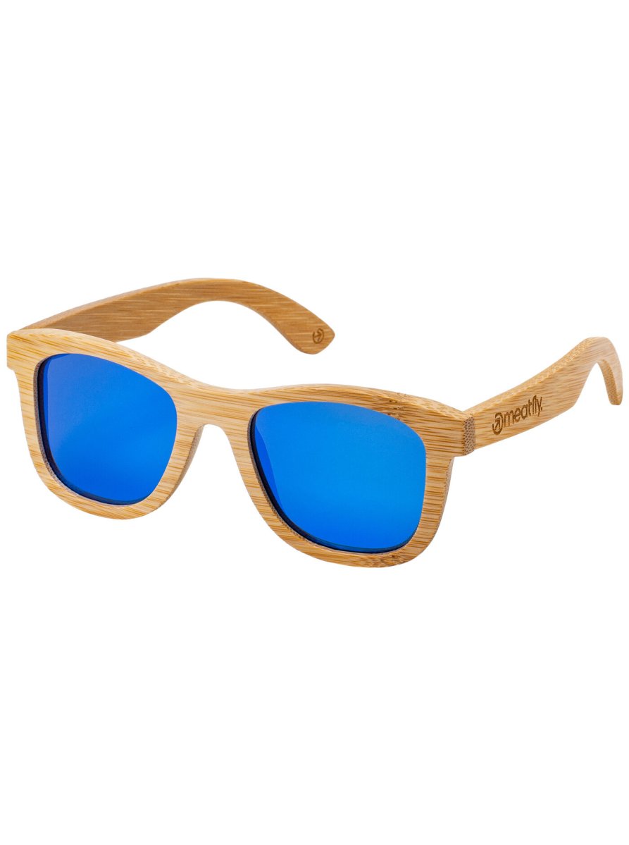 detail sluneční brýle Meatfly Bamboo Polarized