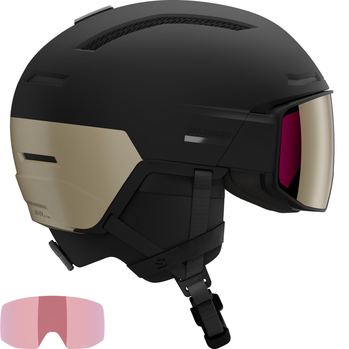 detail lyžařská helma Salomon Driver Prime Sigma Plus