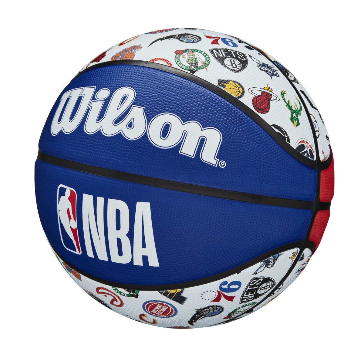 detail basketbalový míč Wilson NBA All Team