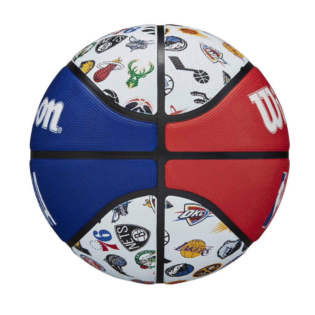 detail basketbalový míč Wilson NBA All Team