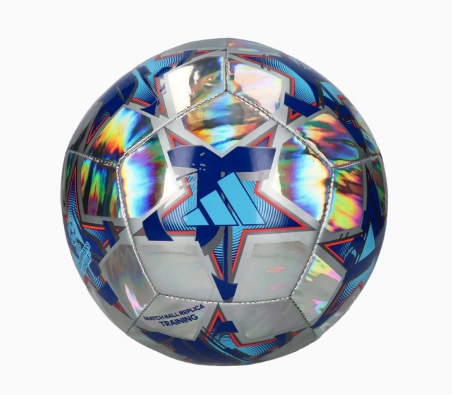 detail fotbalový míč adidas UCL Training Foil