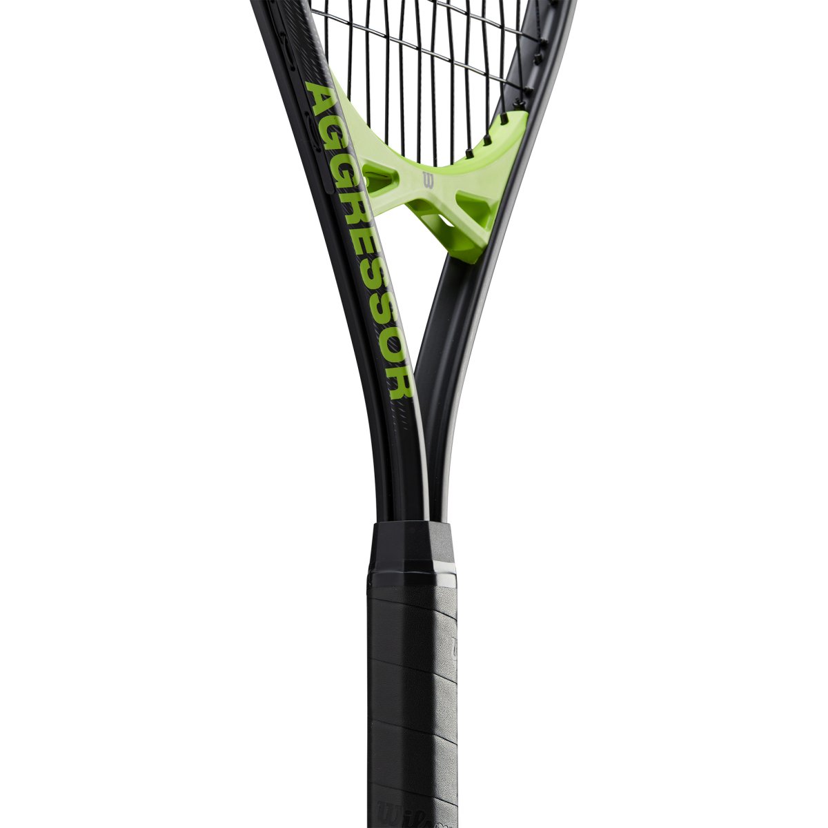 detail tenisová raketa Wilson Aggressor TNS RKT
