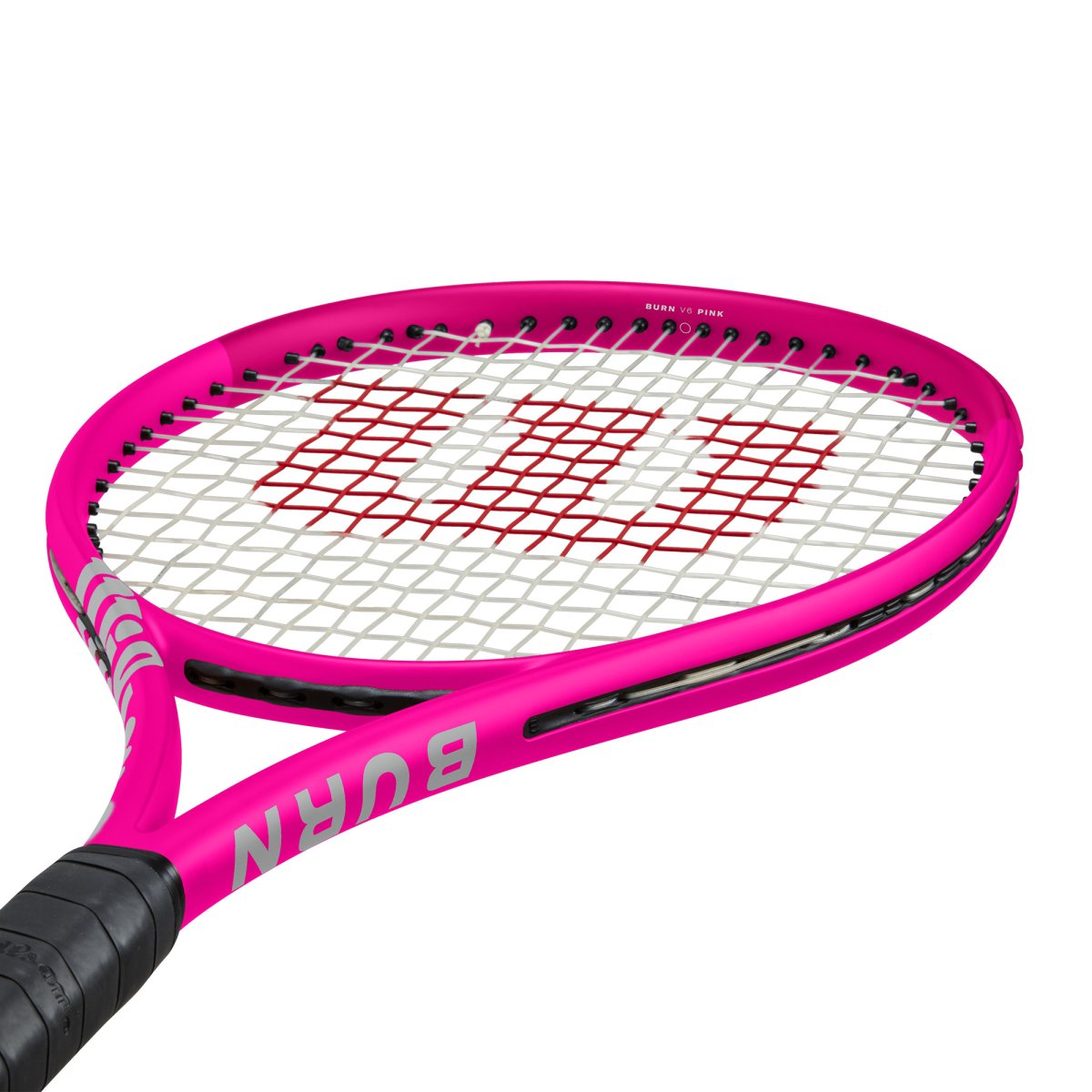 detail tenisová raketa Wilson Burn Pink 105 S V6.0