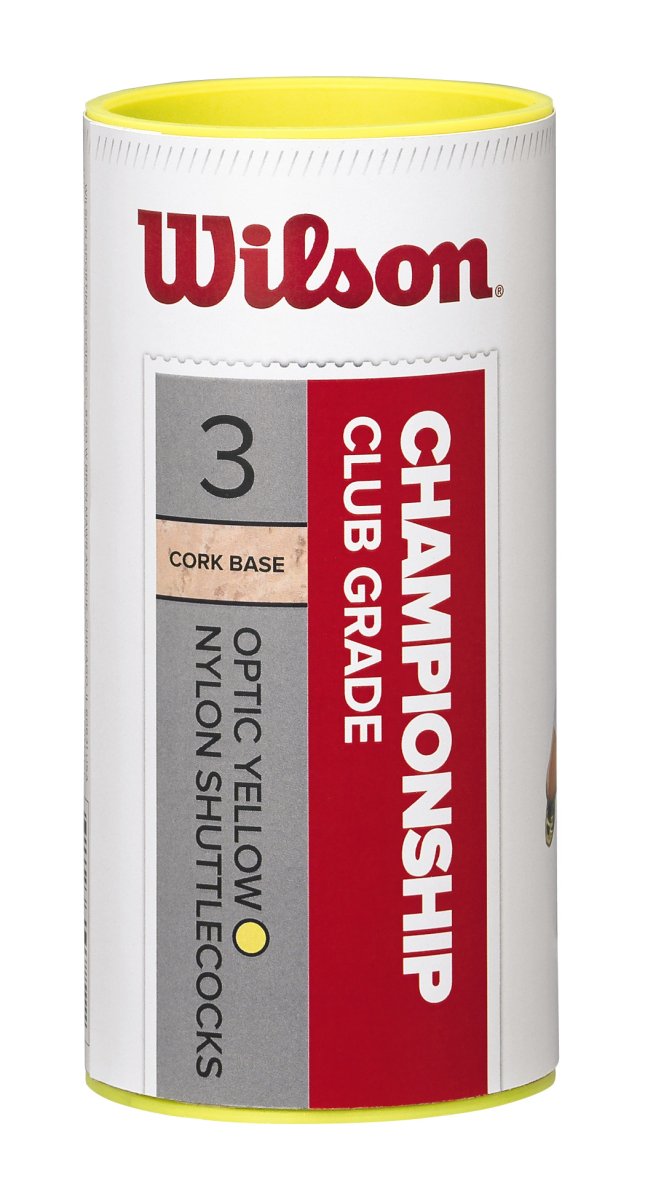 detail košíčky na badminton Wilson Championship 3ks
