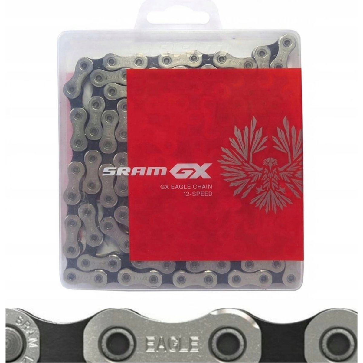 detail řetěz Sram GX Eagle 12 kol 118 článků