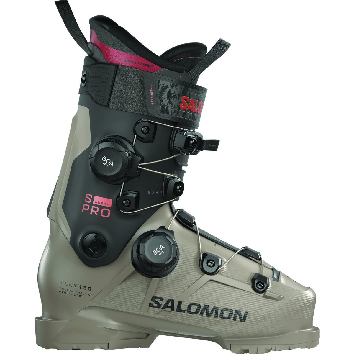 detail pánské lyžáky Salomon S/Pro Supra Dual Boa 120