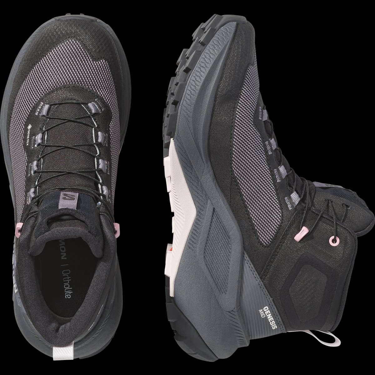 detail trekové boty dámské Salomon Genesis Mid GTX W