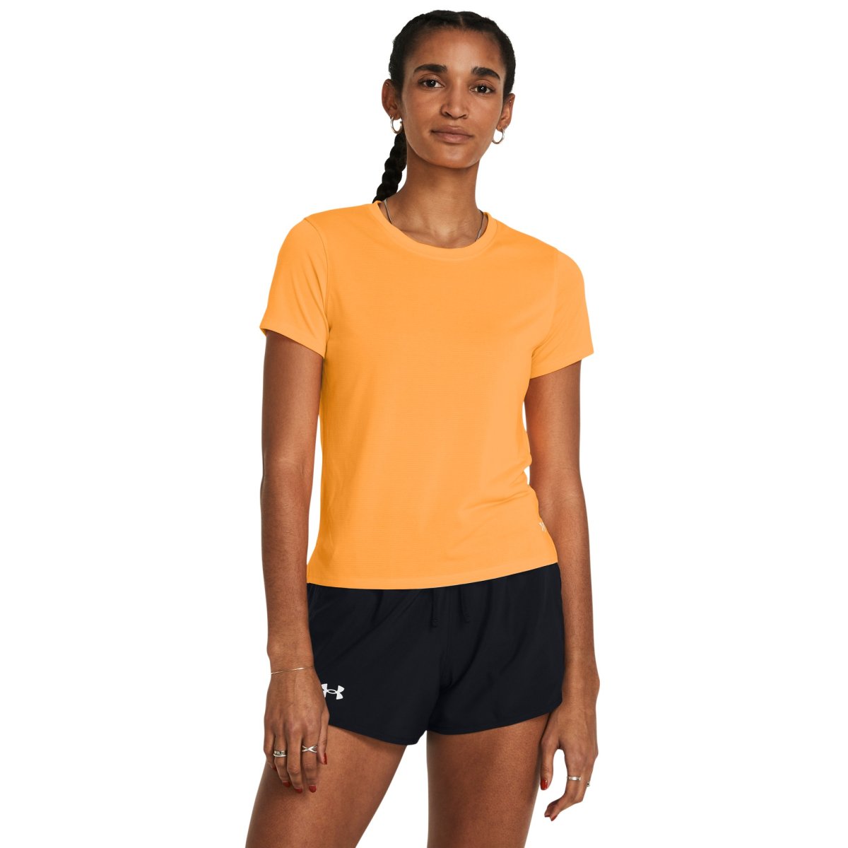 detail dámské triko Under Armour Launch Shortsleeve
