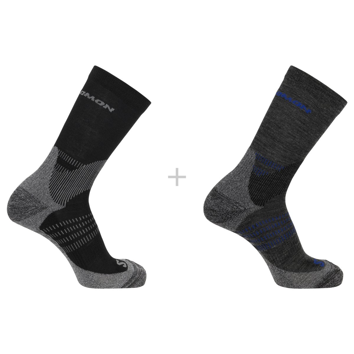 detail ponožky Salomon X Ultra Access Crew 2pack