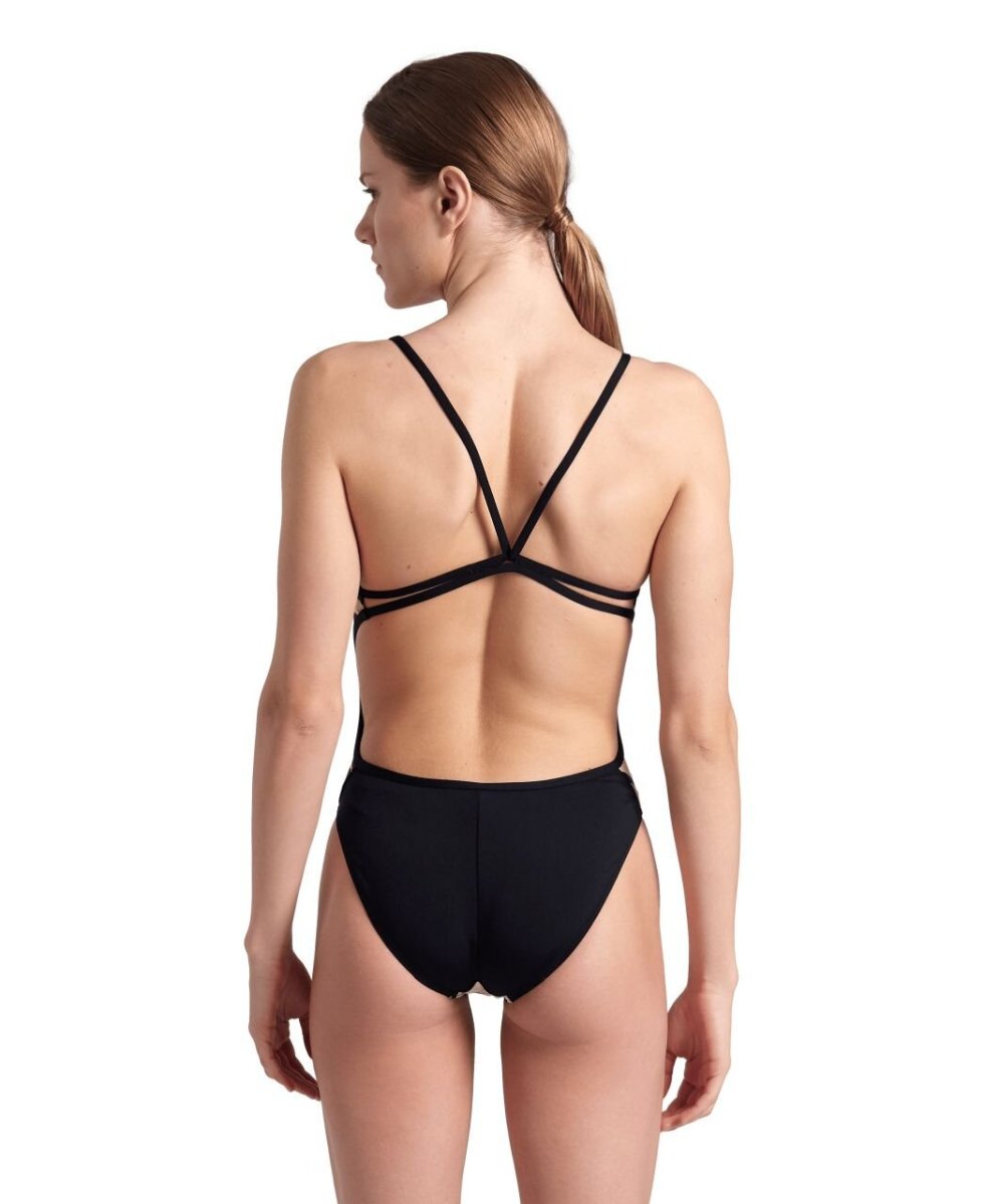 detail dámské plavky Arena Multi Stripes