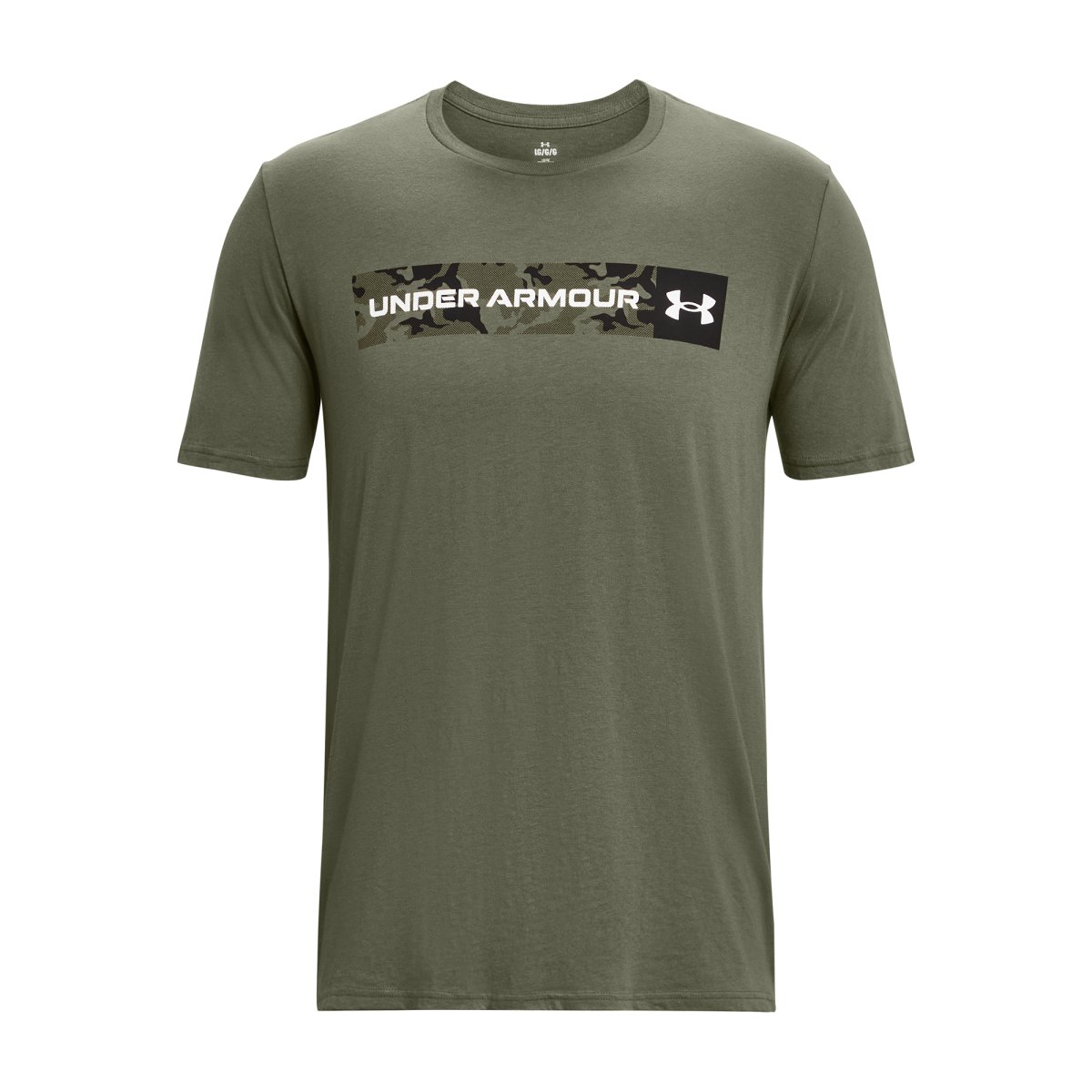 detail pánské triko Under Armour Camo Chest Stripe