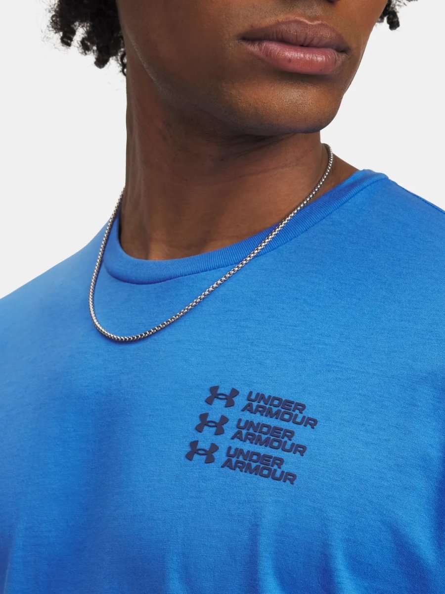 detail pánské tričko Under Armour Triple Stack LC Logo