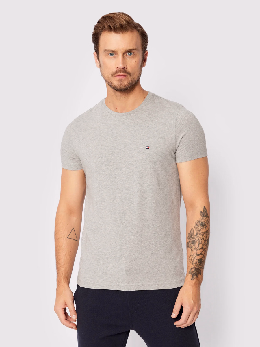 detail pánské tričko Tommy Hilfiger SS Tee