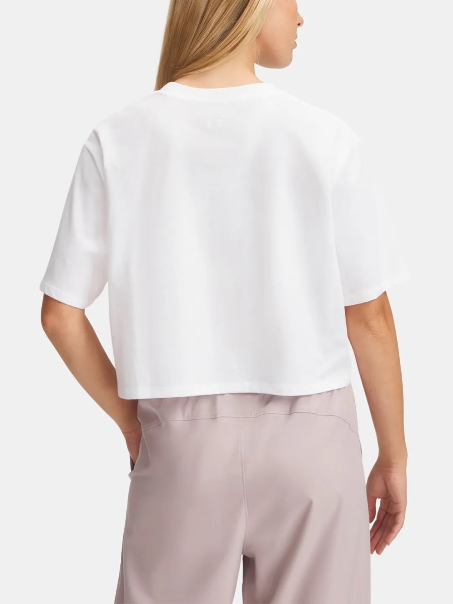 detail dámské triko Under Armour Rival Crop