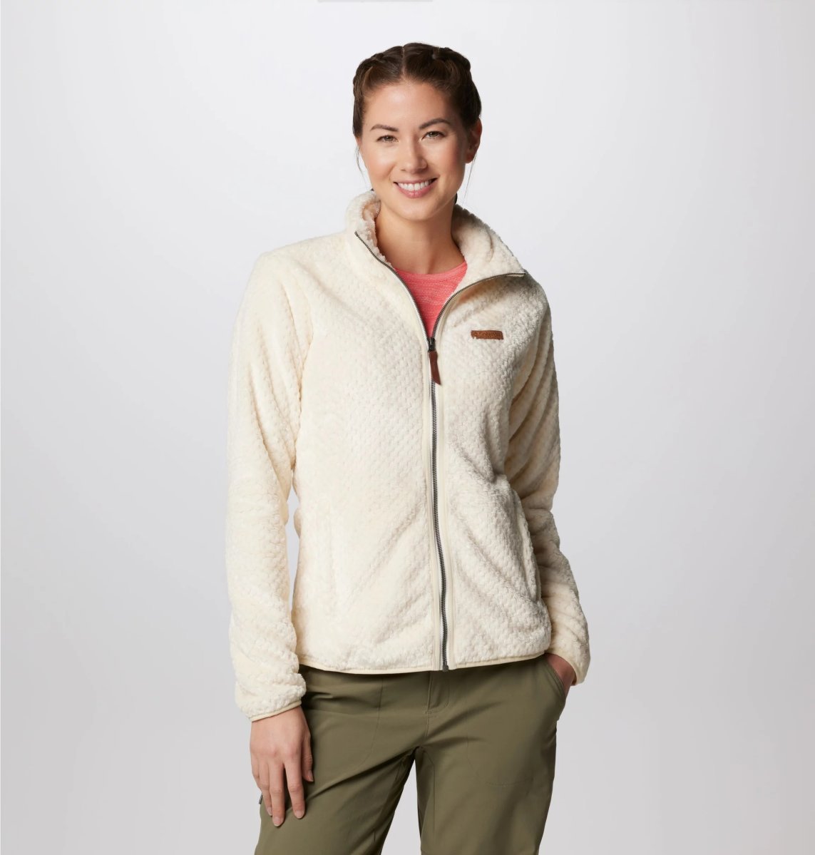 detail dámská mikina Columbia Fire Side™ II Sherpa FZ