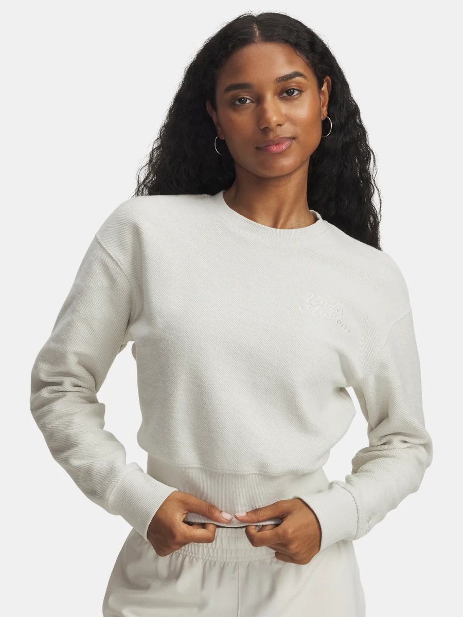 detail dámská mikina Under Armour Icon Terry Varsity Crew