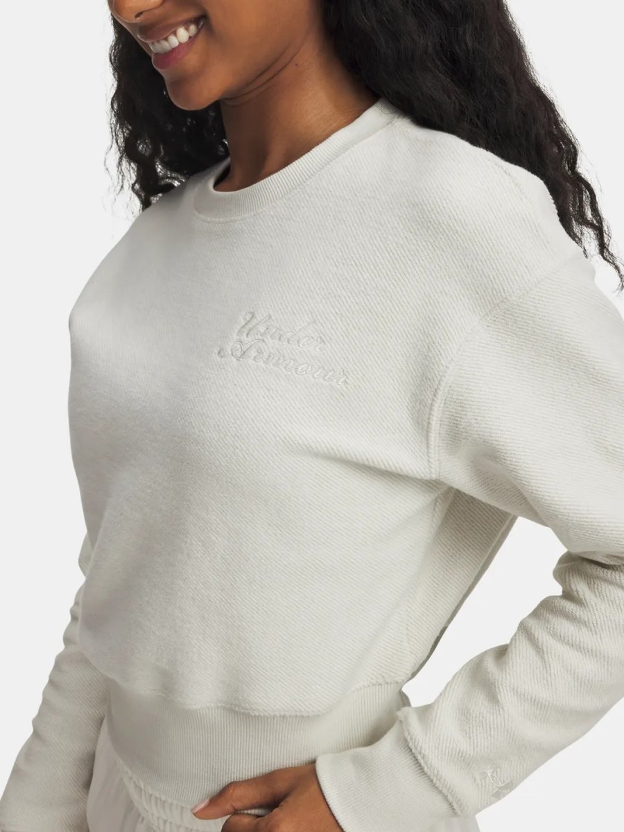 detail dámská mikina Under Armour Icon Terry Varsity Crew