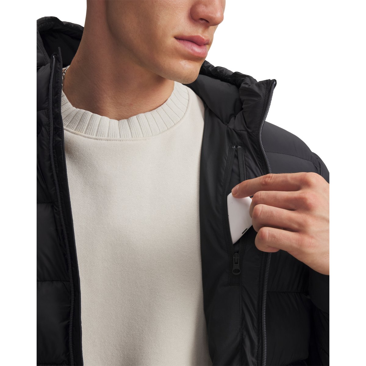 detail pánská bunda Under Armour UA Sportswear Puff Jk