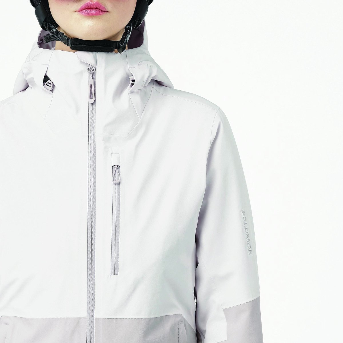 detail dámská bunda Salomon HighLand Jacket W
