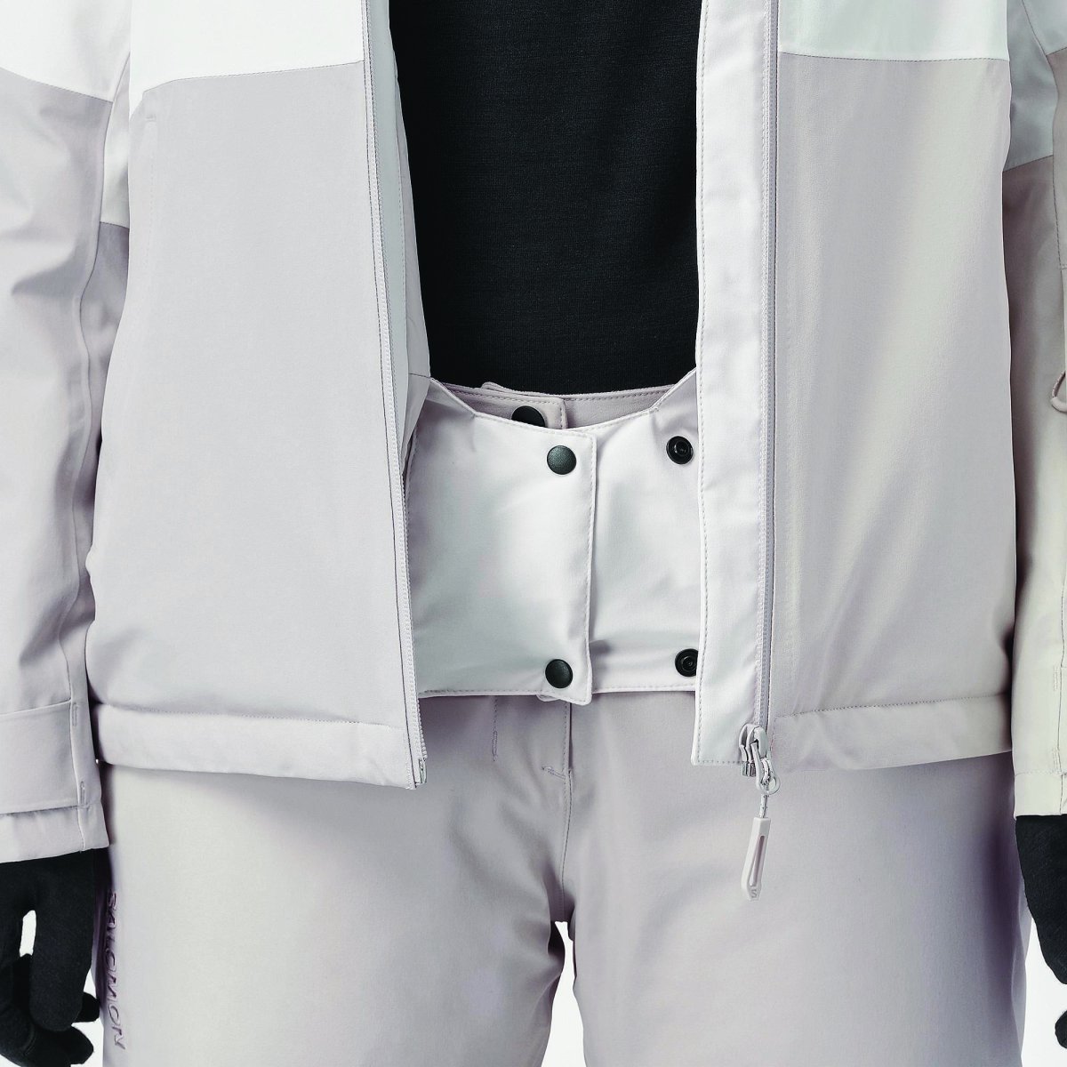 detail dámská bunda Salomon HighLand Jacket W
