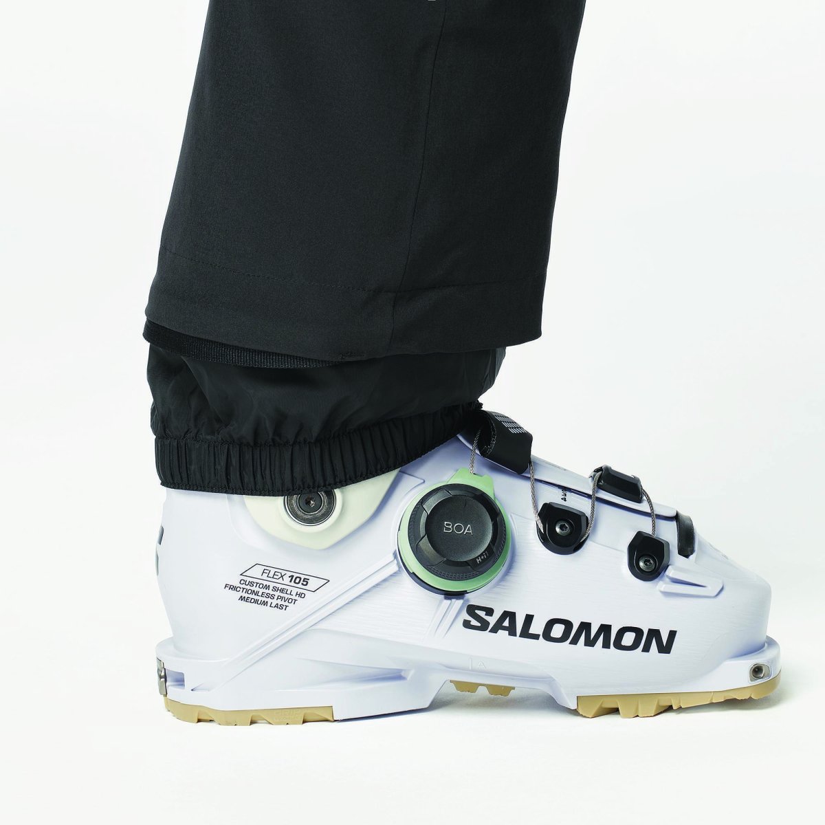 detail dámské lyžařské kalhoty Salomon Edge Pant W