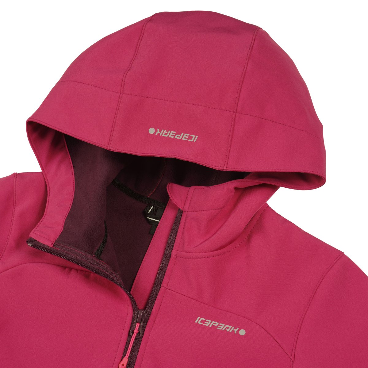 detail dívčí softshellová bunda Icepeak Kobryn