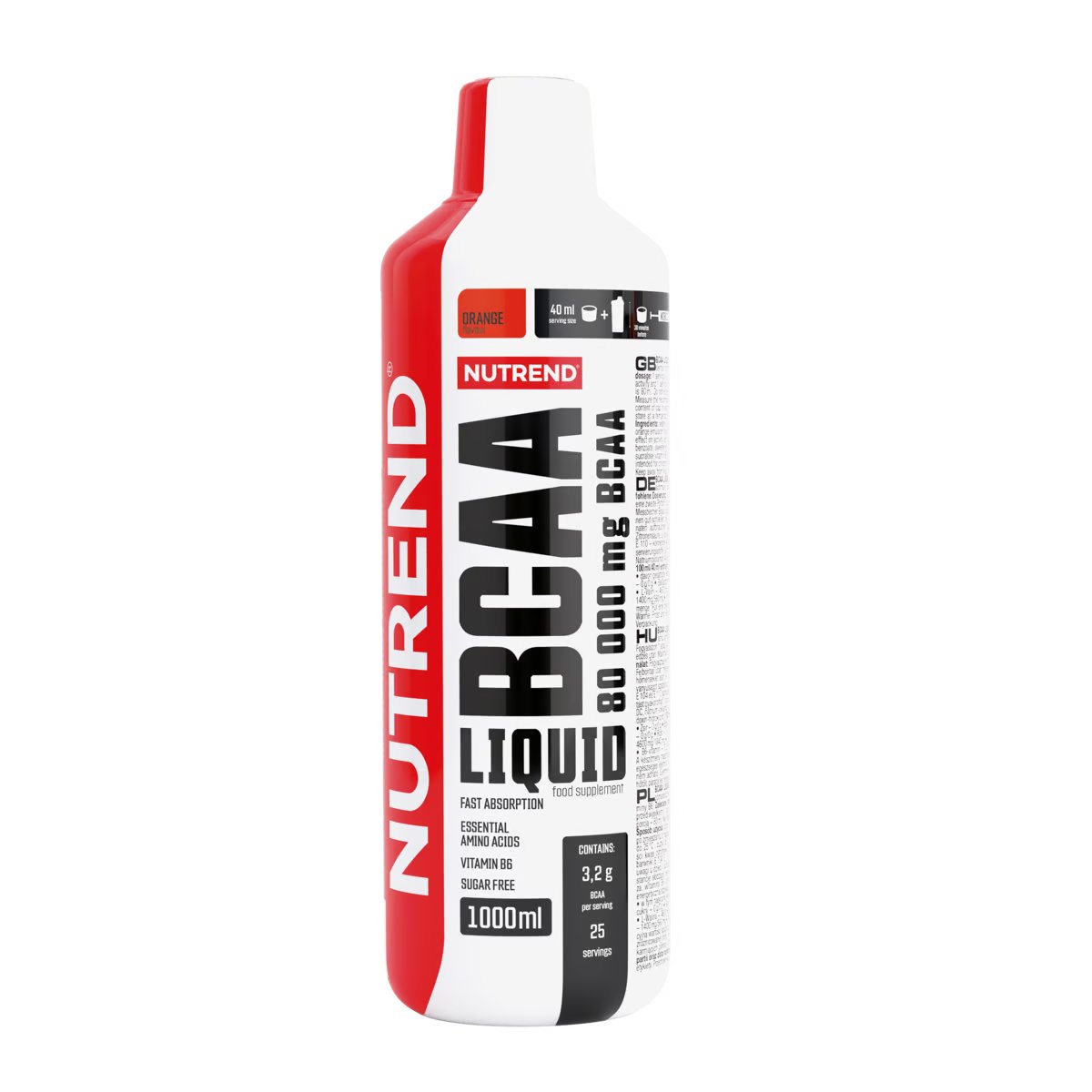 detail nápoj Nutrend Bcaa Liquid 100ml=49,9Kč
