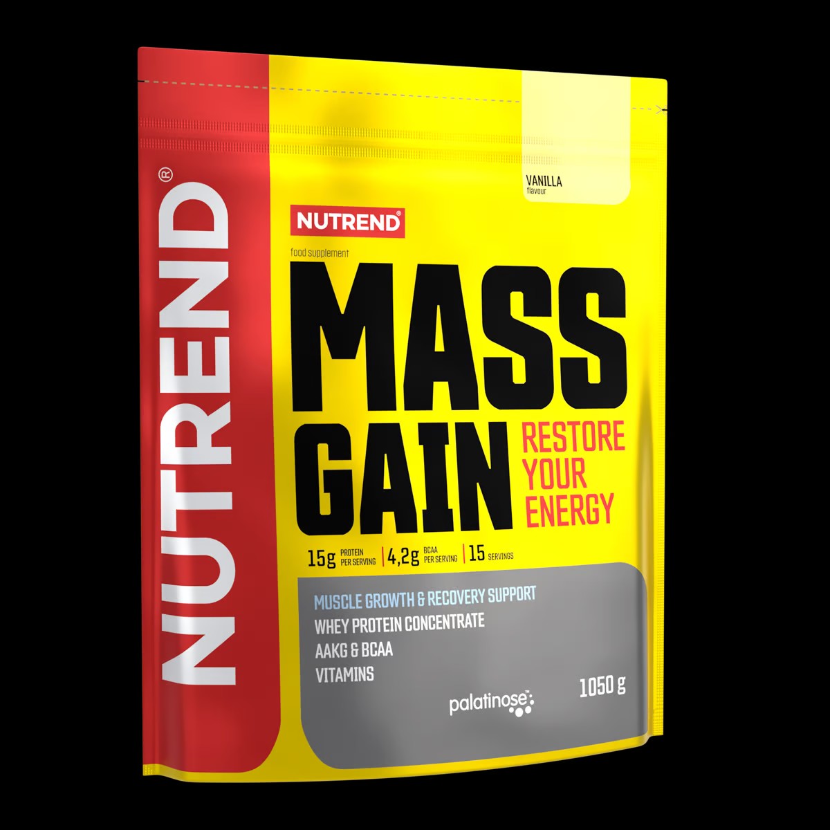 detail gainer Nutrend Mass Gain 100g=43,8Kč