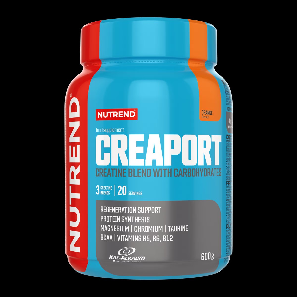 detail kreatin Nutrend Creaport 600g 100g=75Kč