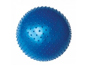 gymball - 65 cm s výstupky modrý