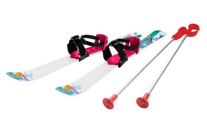 detail dětské lyže Plastkon Baby Ski Pro 70cm