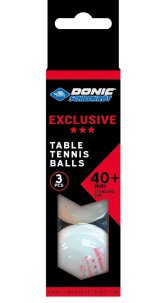 míčky Donic Exclusive 3* - 3 ks