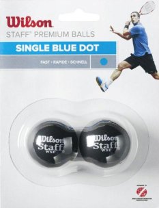 squashové míčky Wilson Staff Squash 2 Pack