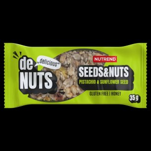 tyčinka Nutrend Denuts Seeds + Nuts 10g = 6,85 Kč