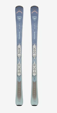 detail dámské lyže Rossignol Arcade W 78 + Xpress 10 GW 25/26