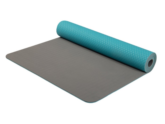 detail yogamatka Yate TPE materiál dvouvrstvý