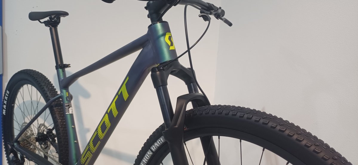 detail horské kolo Scott Scale 965 Green