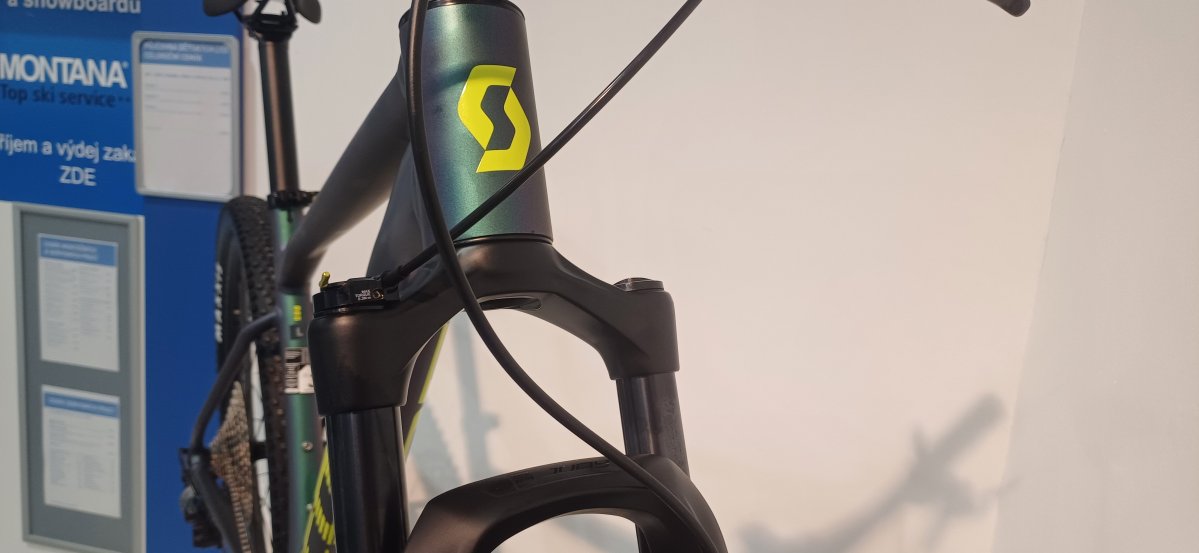 detail horské kolo Scott Scale 965 Green