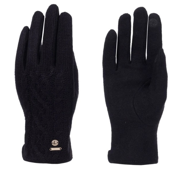 detail rukavice Luhta Narila pletené