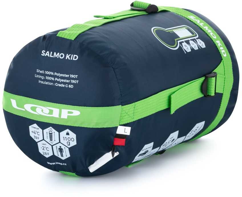 detail spacák dět. Loap Salmo Kid