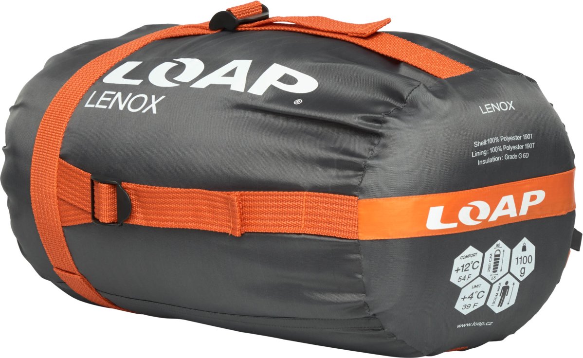 detail spací pytel mumie Loap Lenox