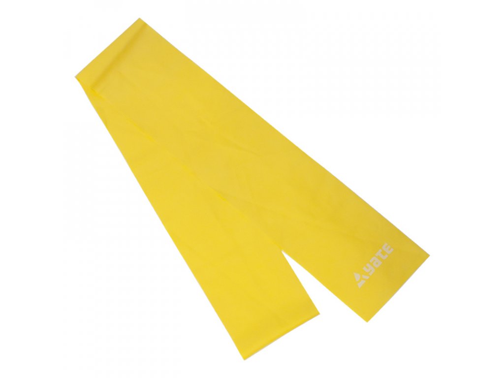 detail fit band 200x12cm měkký, žlutý