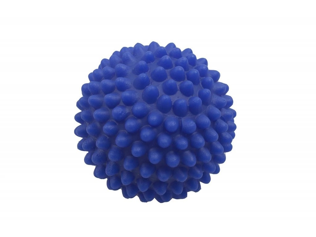 detail míček masážní ježek 6 cm modrý