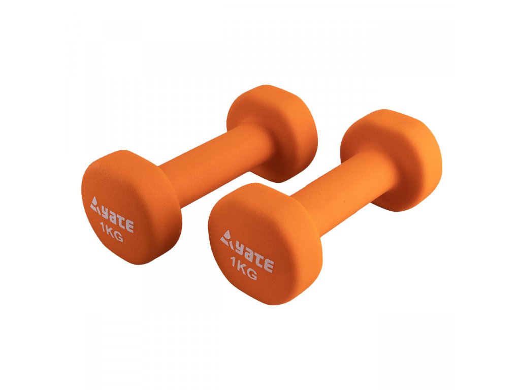 detail činky neopren Yate 1kg