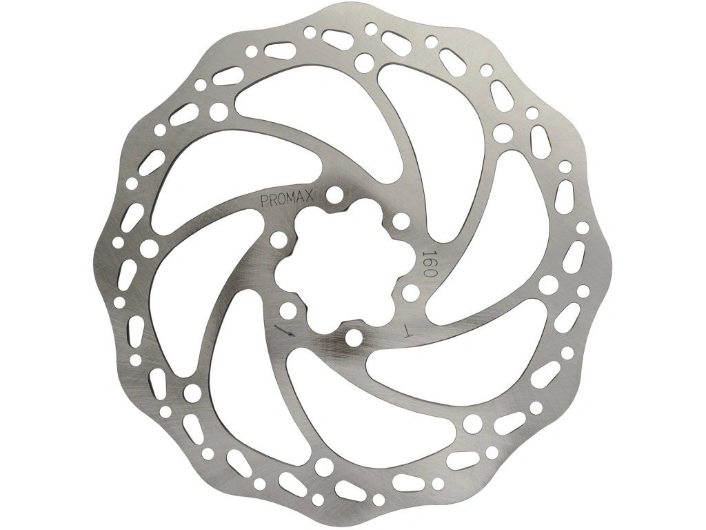 detail brzdový kotouč Promax - 160mm + šrouby